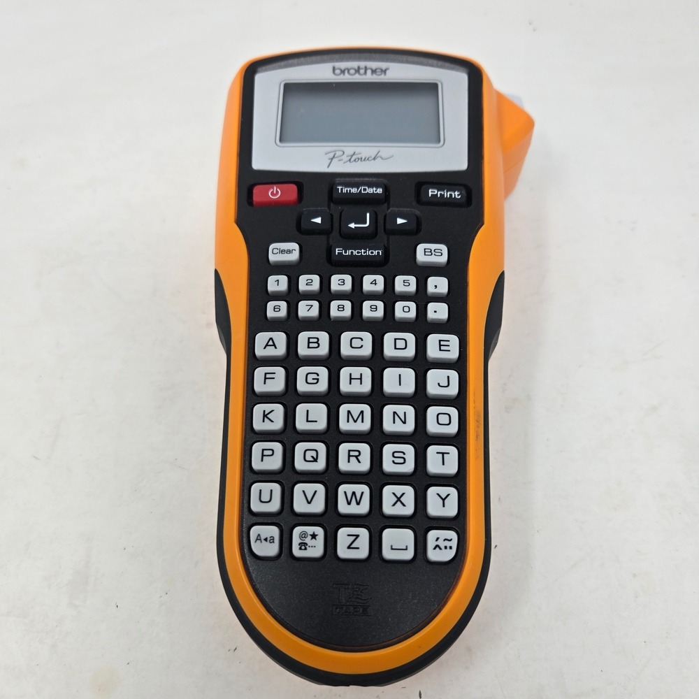 Brother P-Touch PT-6100 Handheld Label Maker Orange Black Thermal Printer